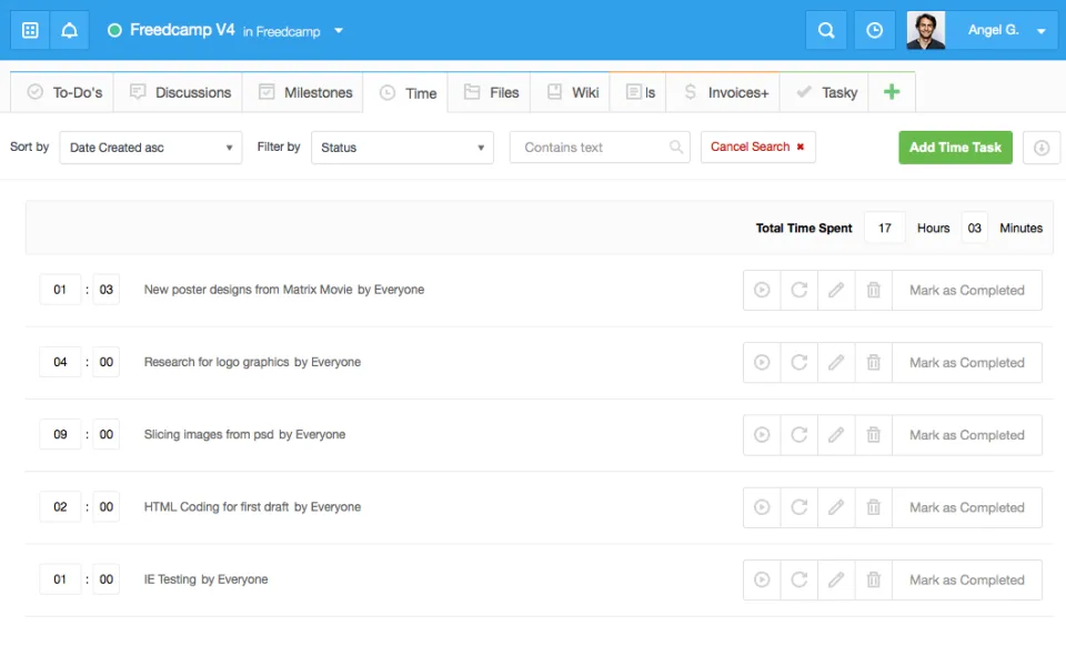 Freedcamp — Screenshots 3