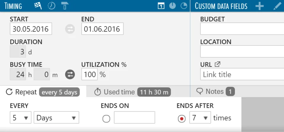 Ganttic — Screenshots 2