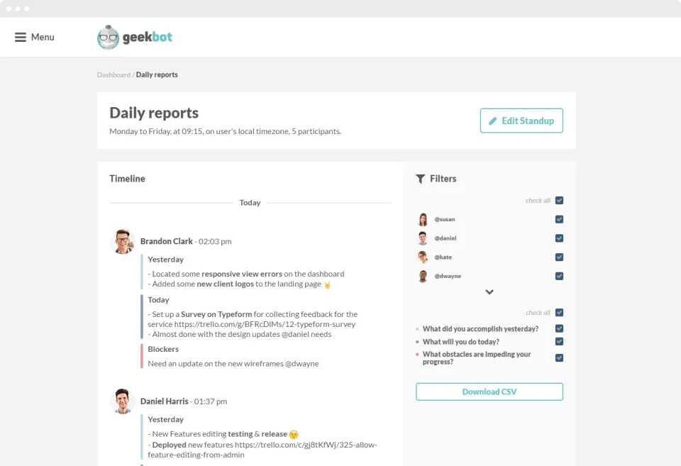 geekbot — Screenshots 2