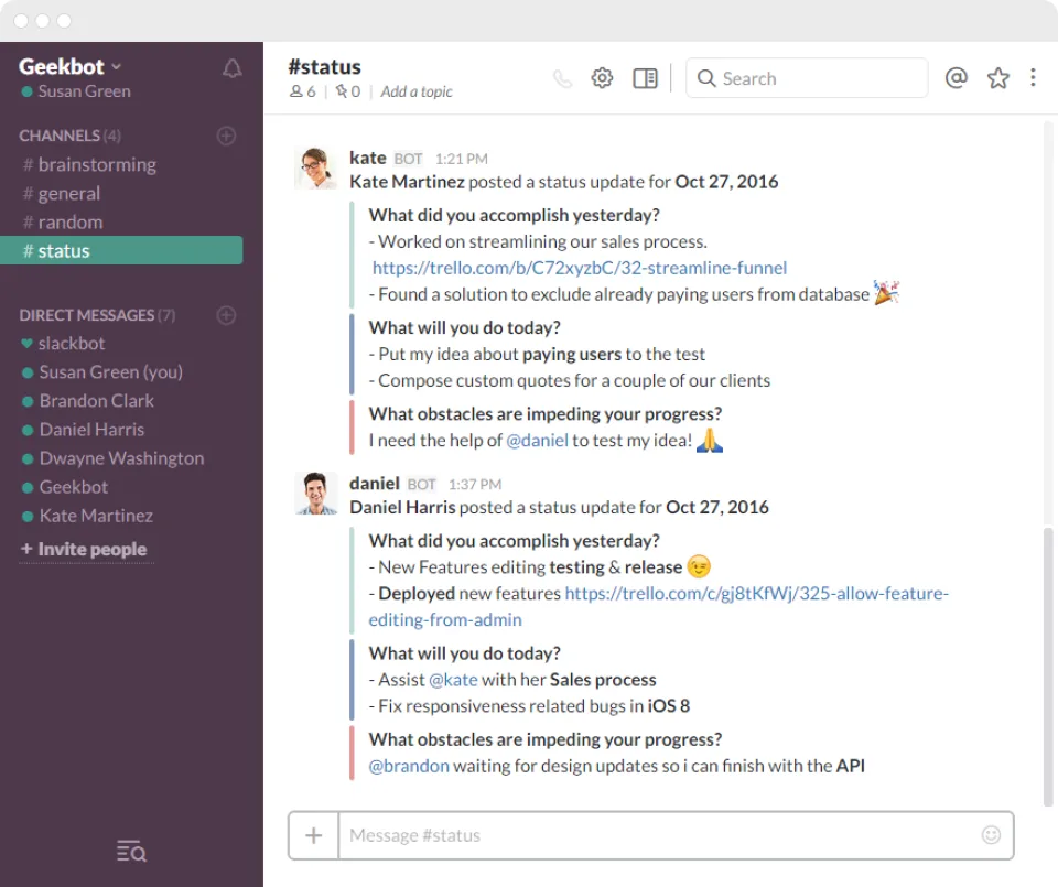 geekbot — Screenshots 5