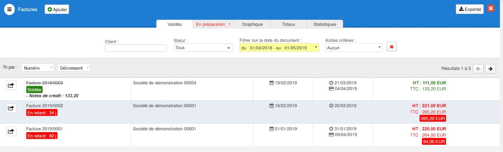 Flexina devis et facturation — Screenshots 3