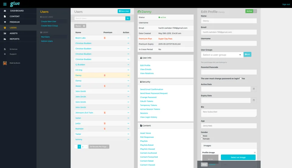Glue Media Publishing System — Screenshots 3