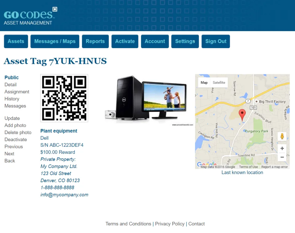 GoCodes Asset Management — Screenshots 2