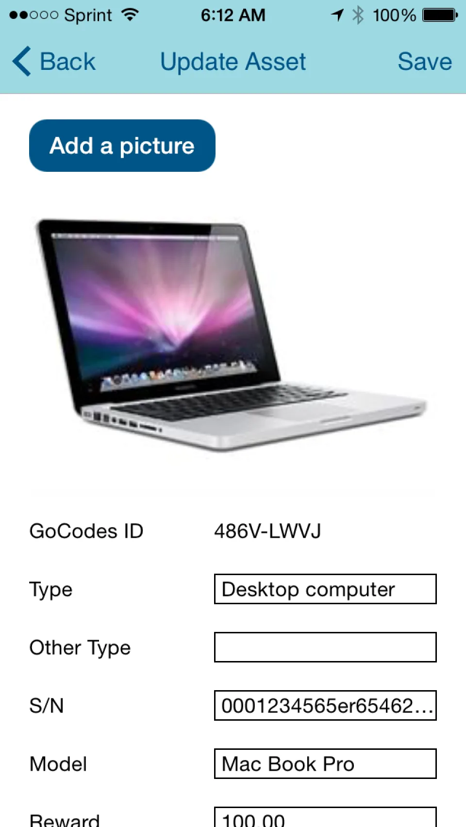 GoCodes Asset Management — Screenshots 4