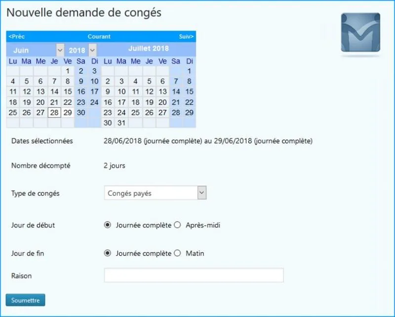 Mon Intranet SIRH — Screenshots 1