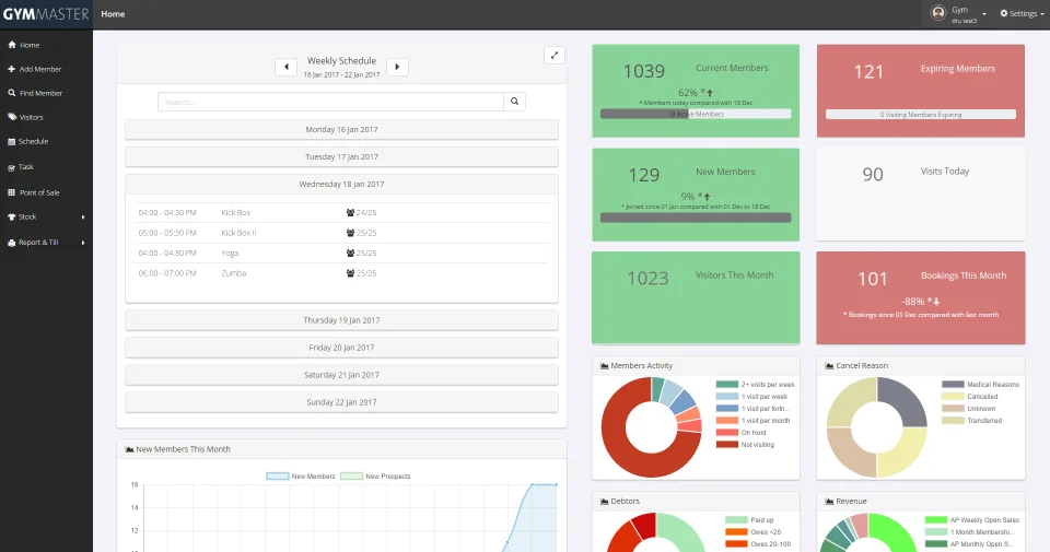 GymMaster — Screenshots 1