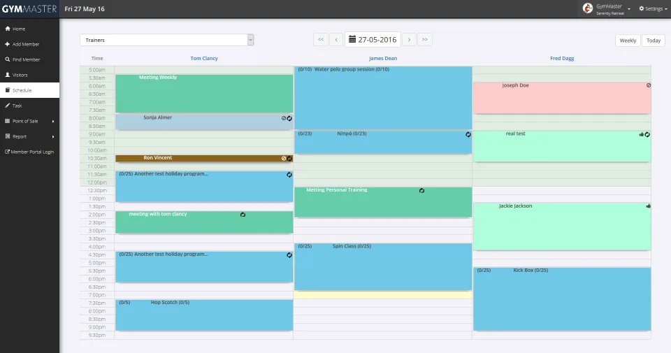 GymMaster — Screenshots 2