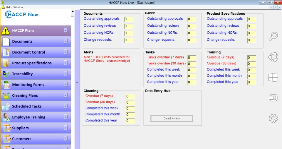 HACCP Now — Screenshots 1