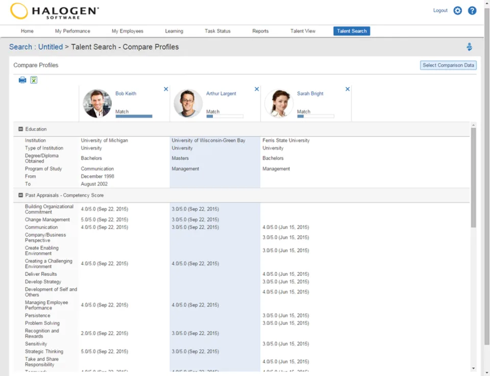 Halogen TalentSpace — Screenshots 2