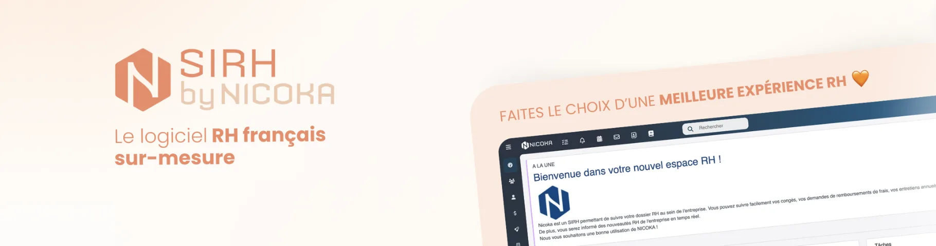 Nicoka SIRH — Le SIRH français sur mesure pour centraliser vos données RH