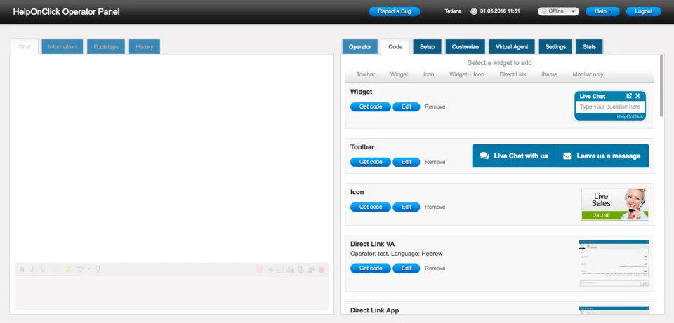 HelpOnClick Live Chat — Screenshots 2