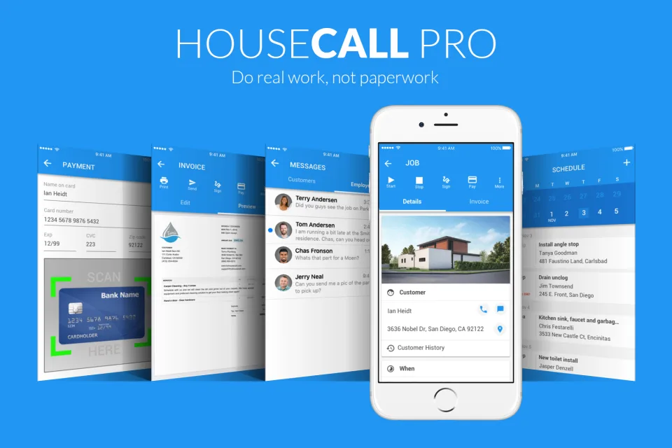 HouseCall Pro — Screenshots 1