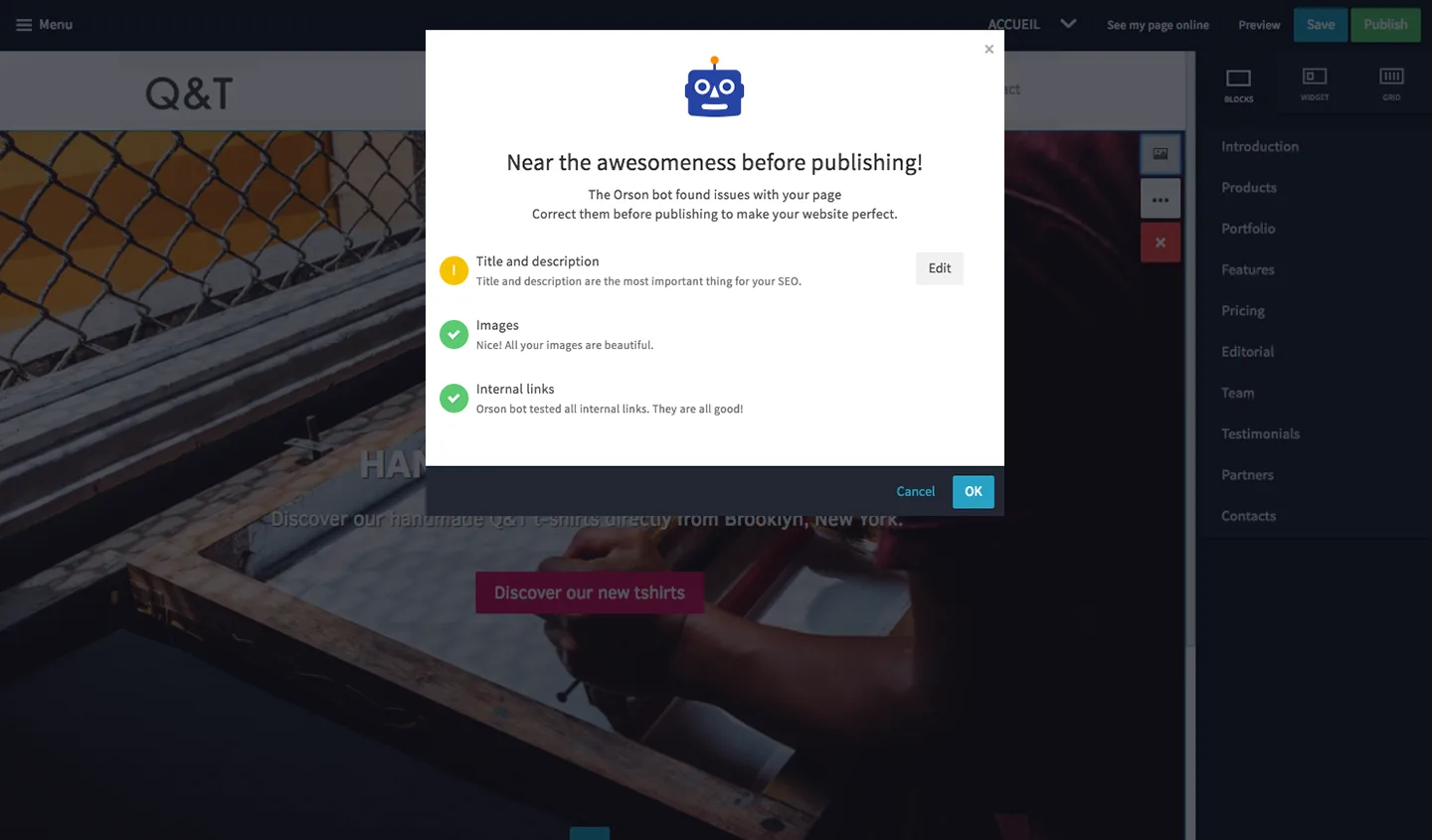 Orson — Screenshots 2