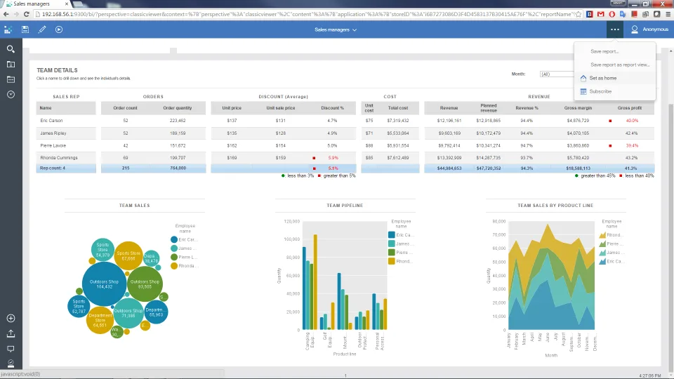 IBM Cognos Analytics — Screenshots 2