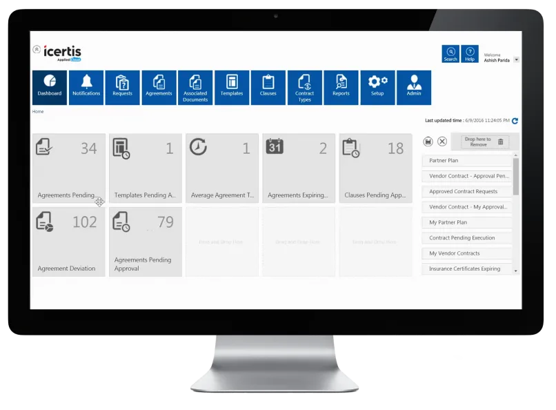 Icertis Contract Management — Screenshots 1