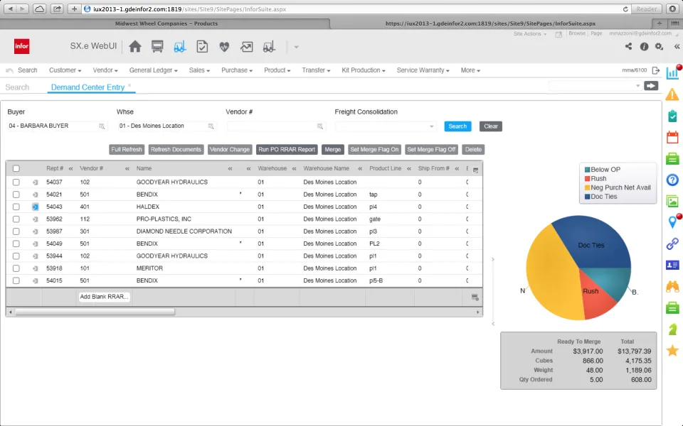 Infor ERP — Screenshots 5