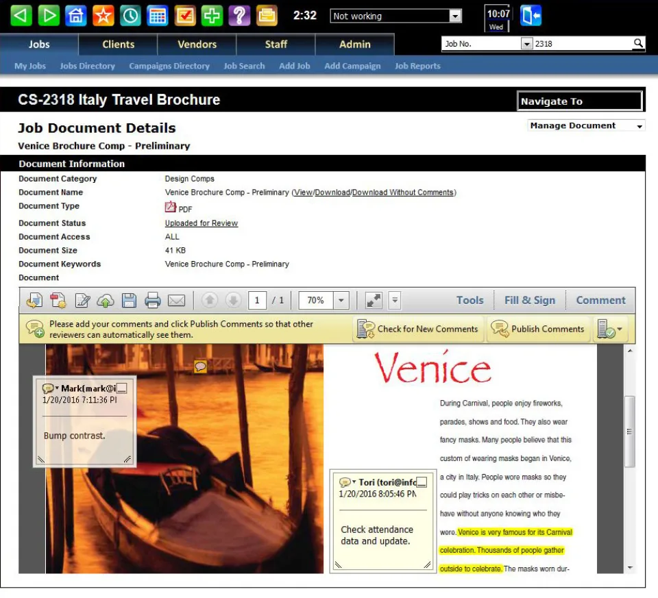 Infowit Creative Manager — Screenshots 1