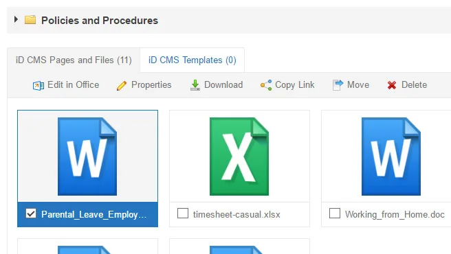 Intranet DASHBOARD — Screenshots 2