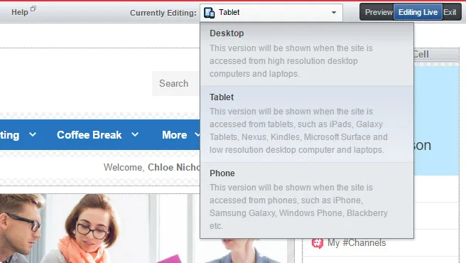 Intranet DASHBOARD — Screenshots 3
