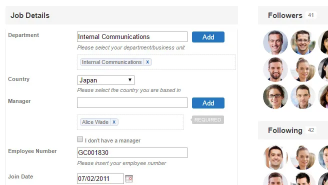 Intranet DASHBOARD — Screenshots 5