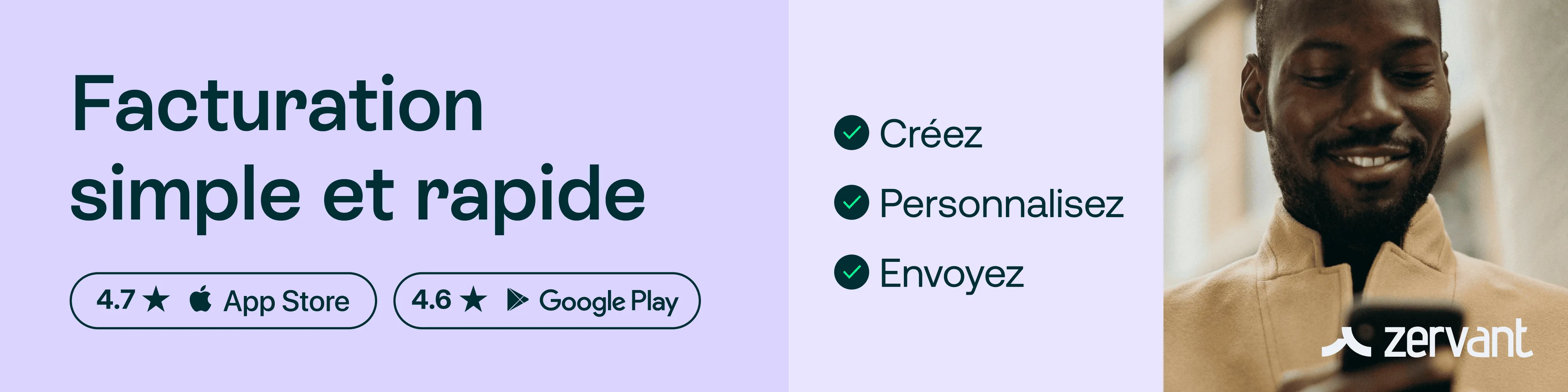 Zervant — Facturation, devis et gestion simplifiée pour indépendants