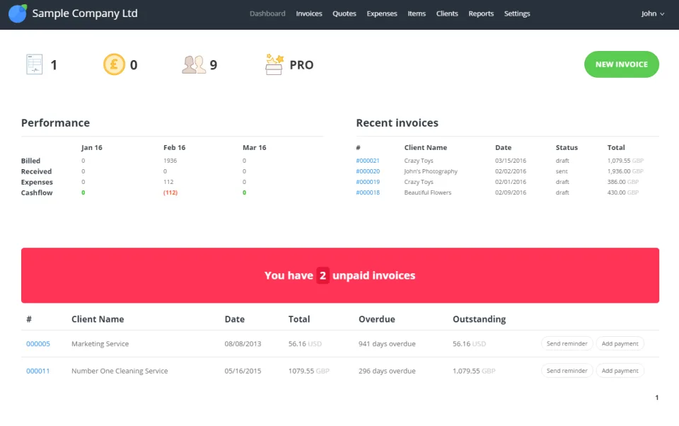 InvoiceBerry — Screenshots 1