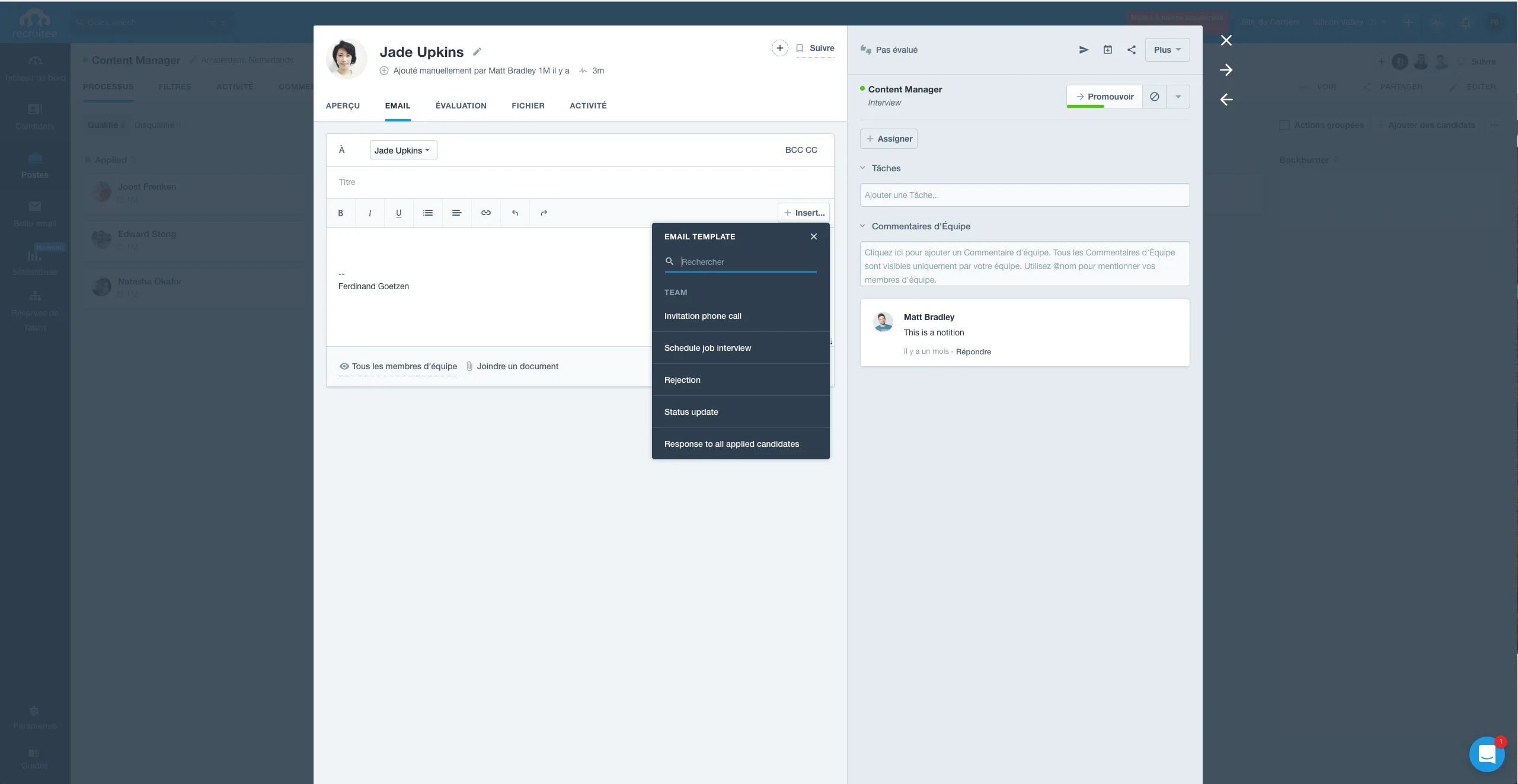 Tellent Recruitee — Screenshots 3