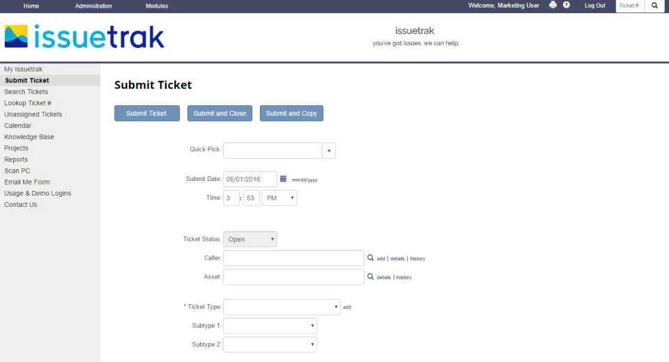Issuetrak — Screenshots 1
