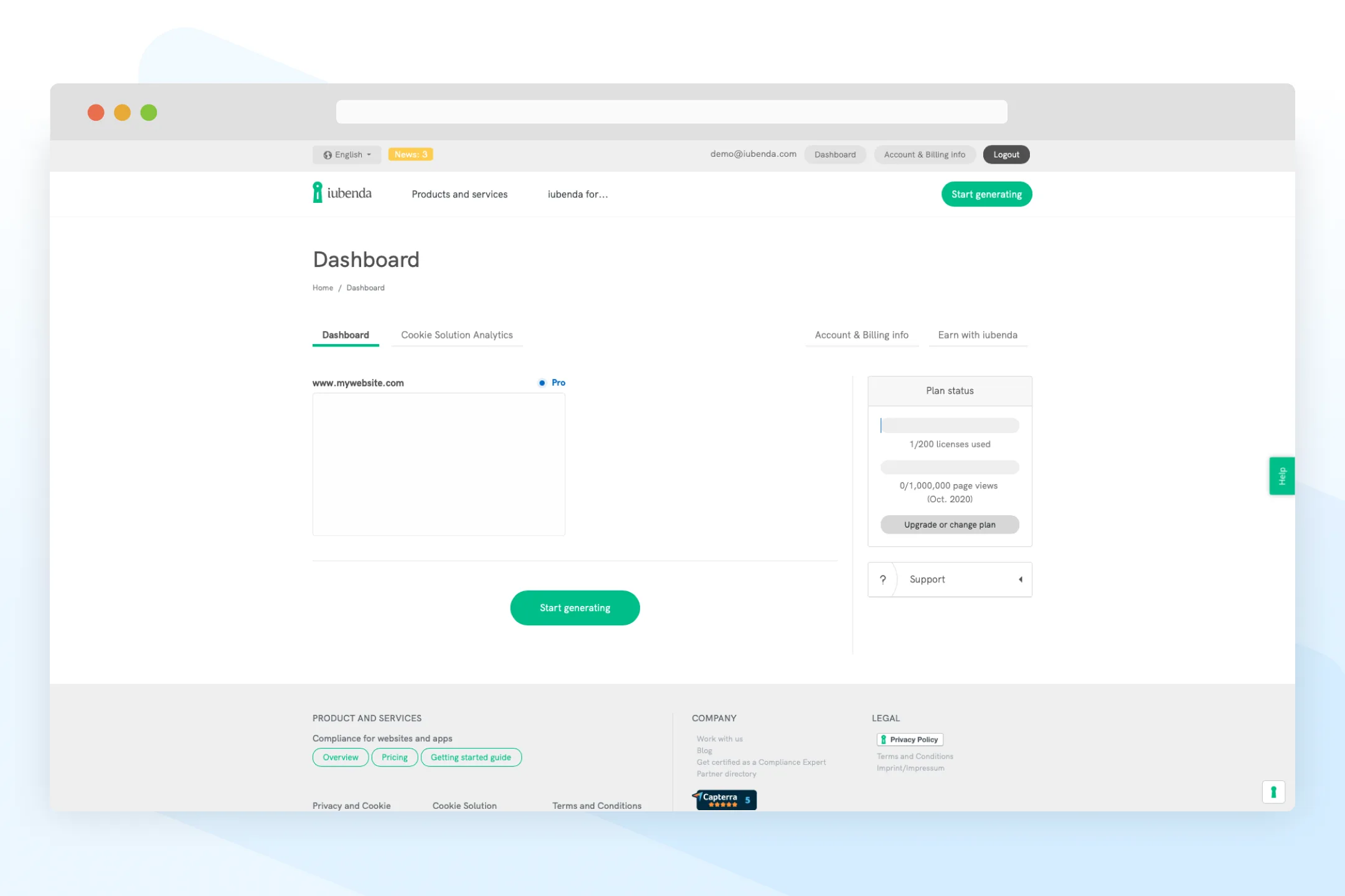 iubenda — Screenshots 1