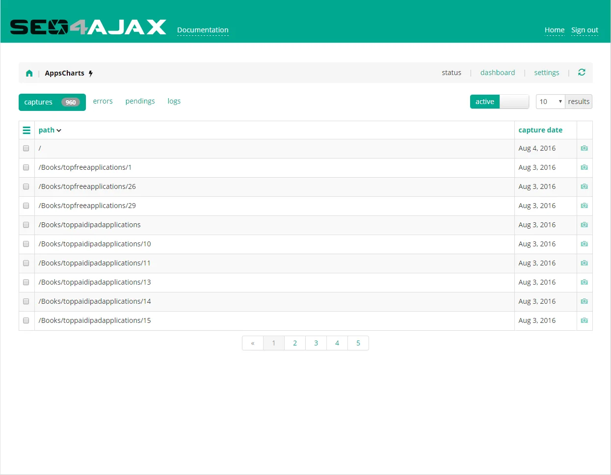 SEO4AJAX — Screenshots 1