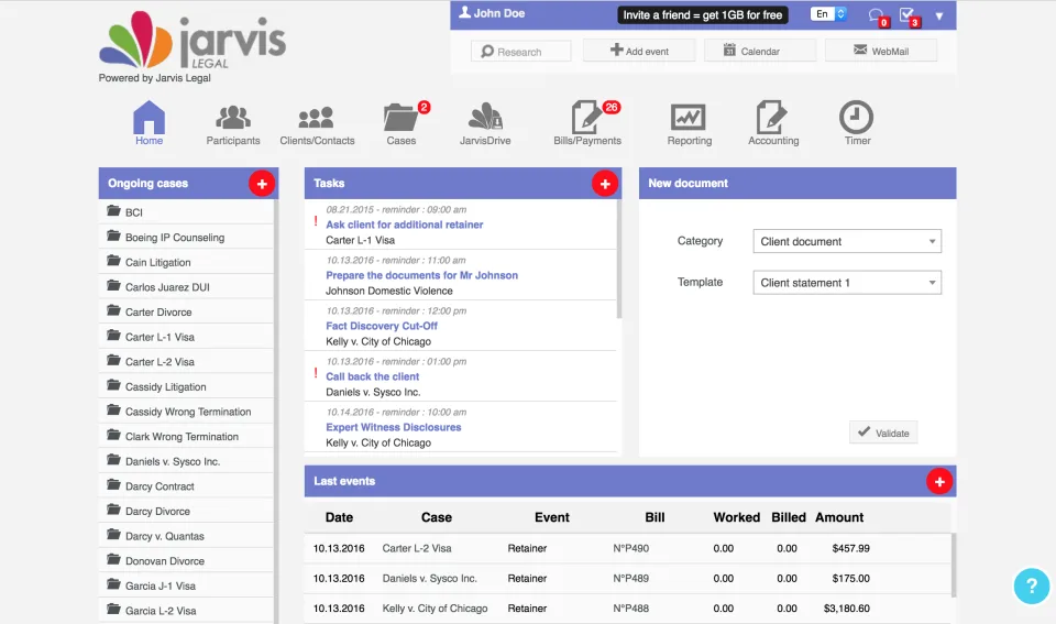 Jarvis Legal — Screenshots 1