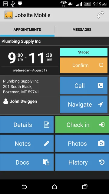 Jobsite Mobile — Screenshots 2