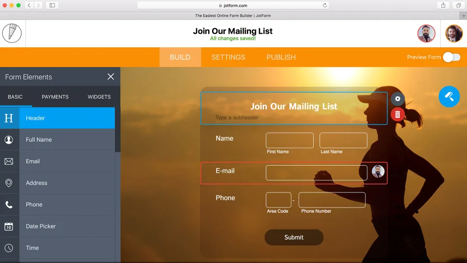 JotForm 4.0 — Screenshots 1