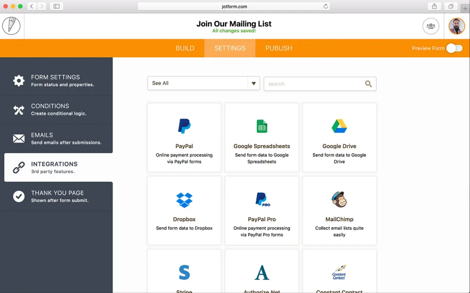 JotForm 4.0 — Screenshots 2
