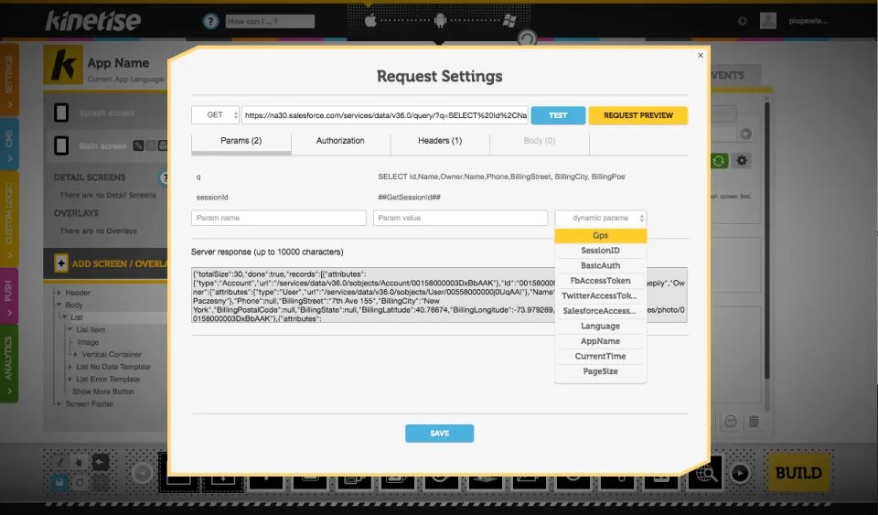 Kinetise — Screenshots 3