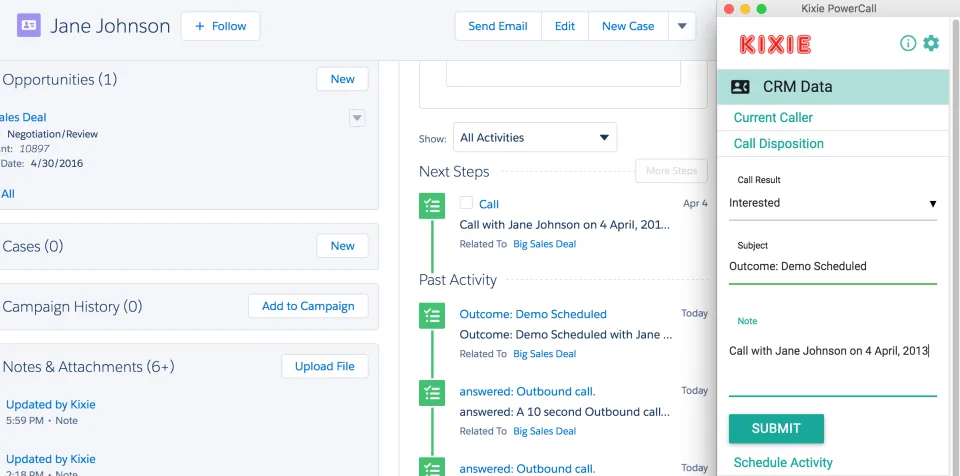 Kixie PowerCall — Screenshots 1