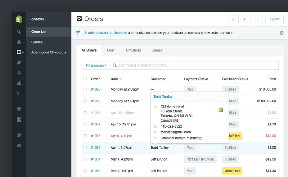Shopify — Screenshots 5