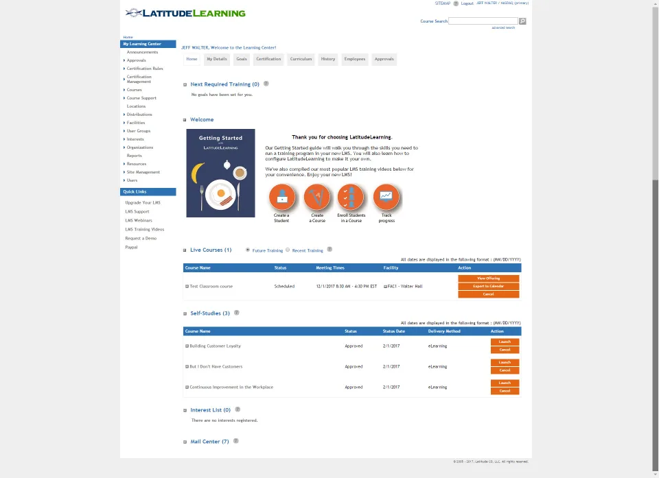 LatitudeLearning.com — Screenshots 1