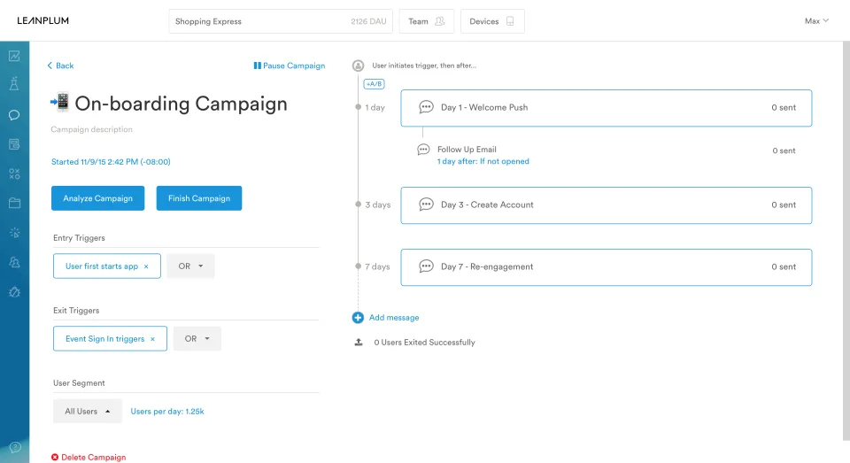 Leanplum — Screenshots 2