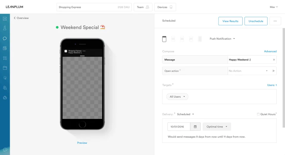 Leanplum — Screenshots 5