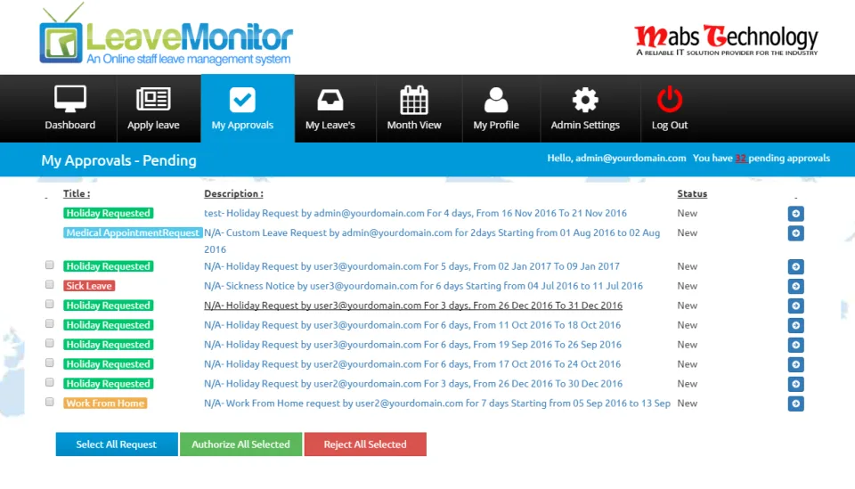 LeaveMonitor — Screenshots 4
