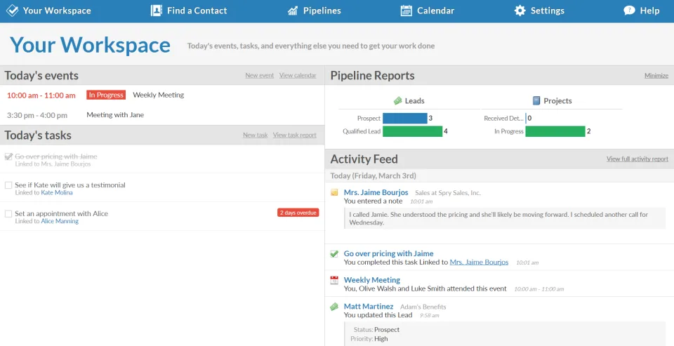 Less Annoying CRM — Screenshots 2