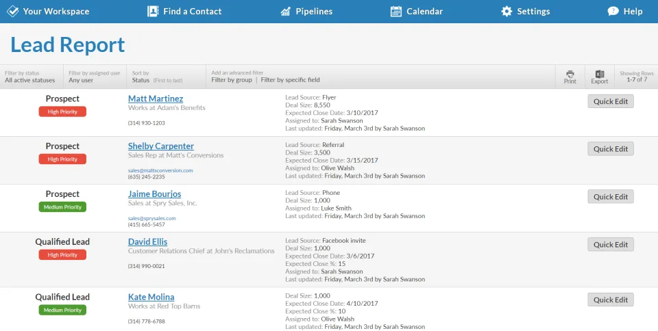 Less Annoying CRM — Screenshots 3