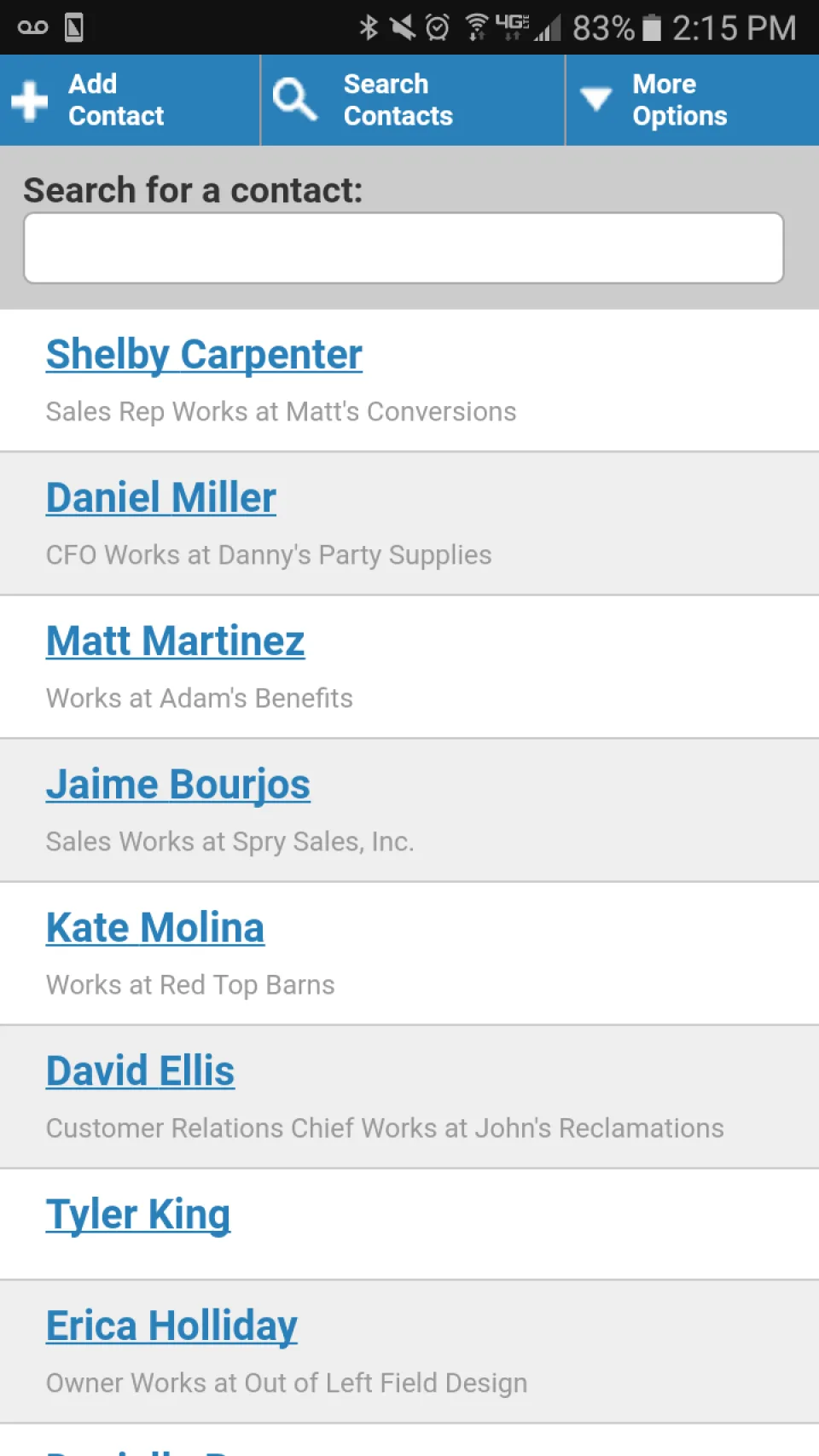 Less Annoying CRM — Screenshots 5