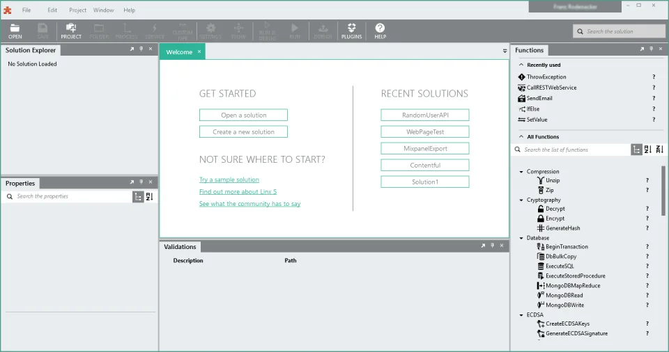 Linx Low-Code Development — Screenshots 1