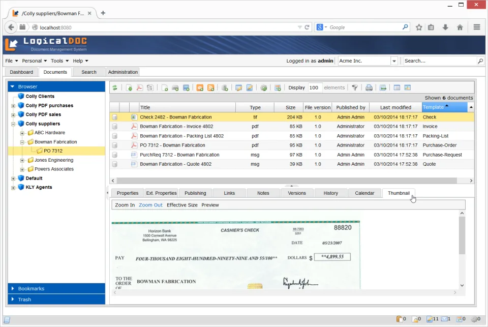 LogicalDOC — Screenshots 1
