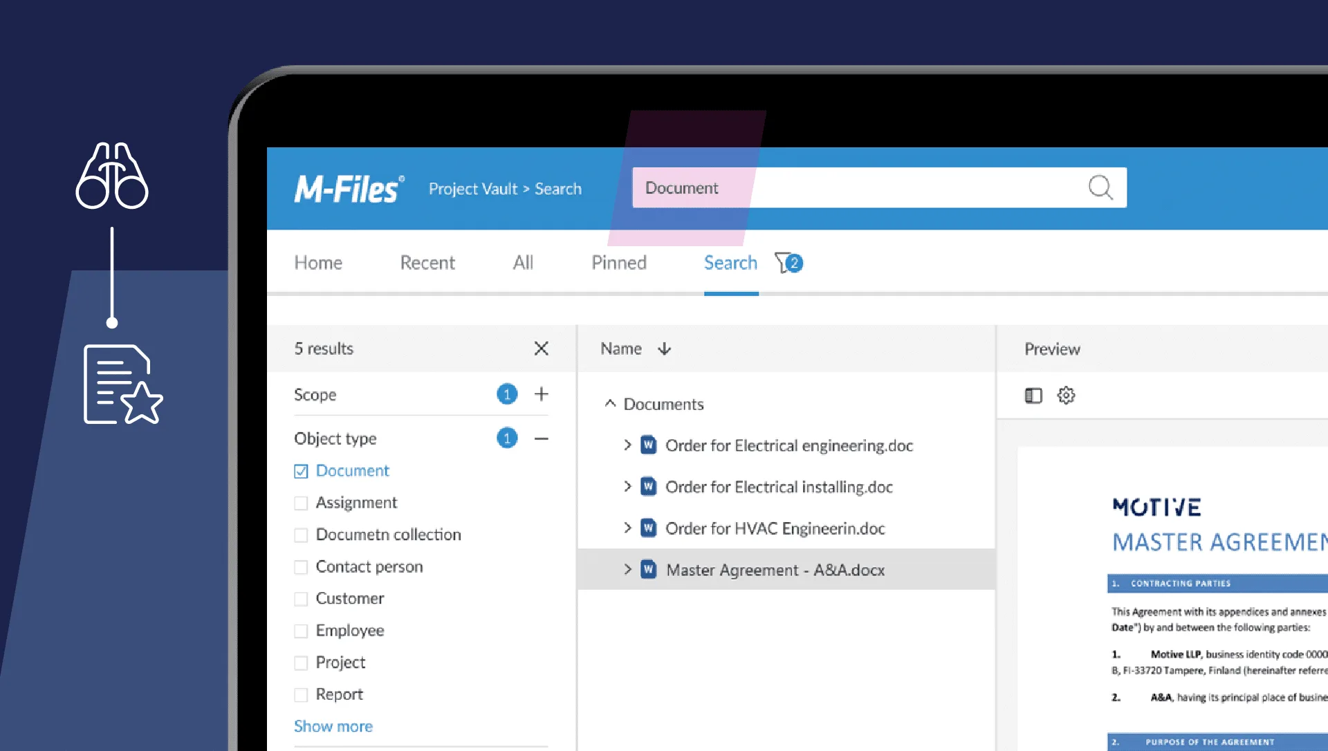 M-Files screenshot
