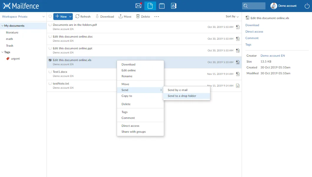Mailfence Secure Email — Screenshots 2