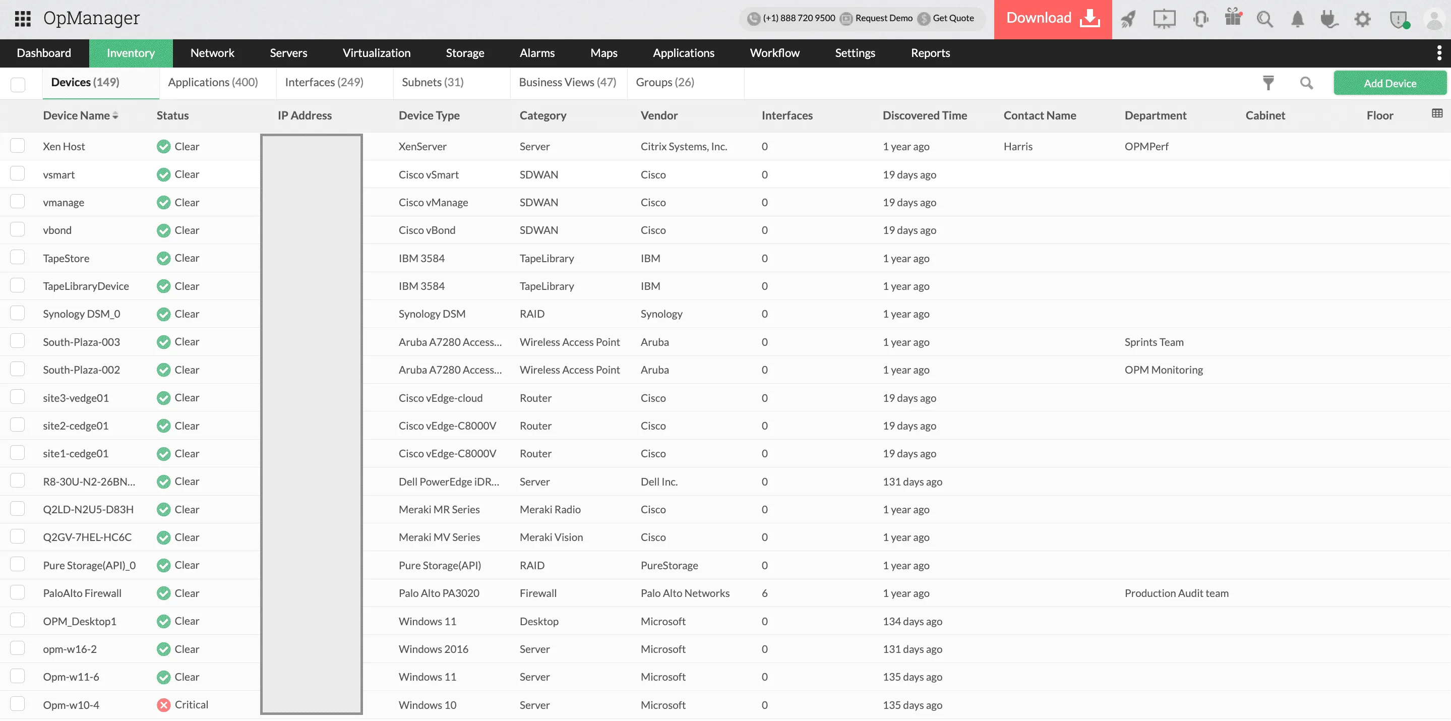 ManageEngine OpManager — Screenshots 2