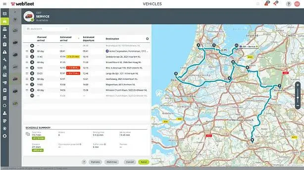 WebFleet — Screenshots 1